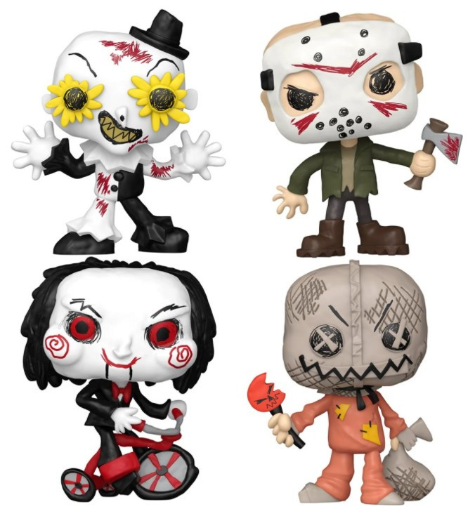Doodles (Horror) Funko Pop! Complete Set (4) (PRE-ORDER Ships