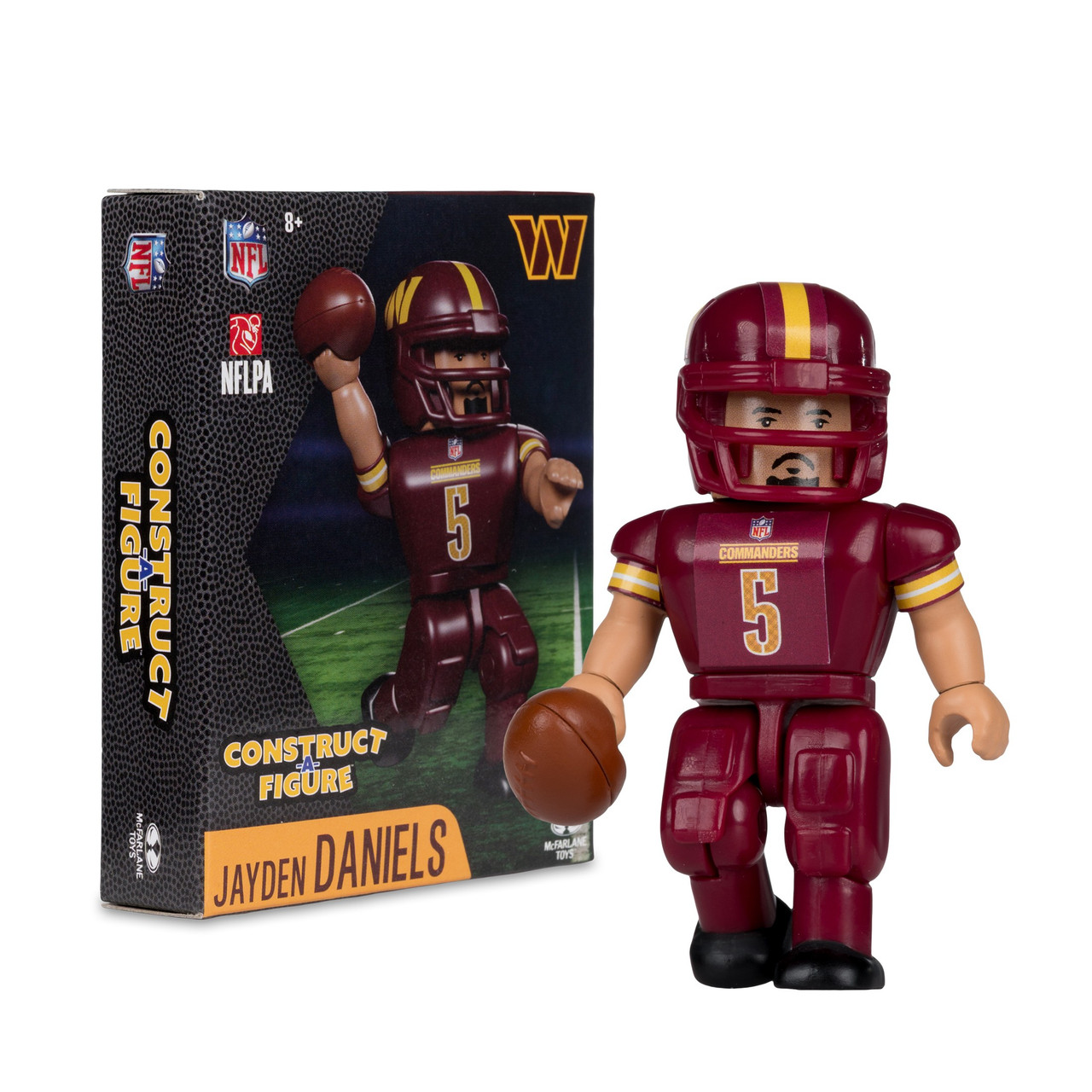 Jayden Daniels (Washington Commanders) McFarlane NFL Construct-a