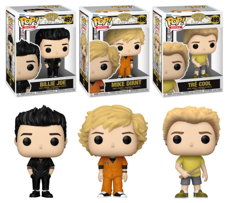 Green Day (Basket Case) Funko Pop! Rocks Set (3) (PRE-ORDER Ships