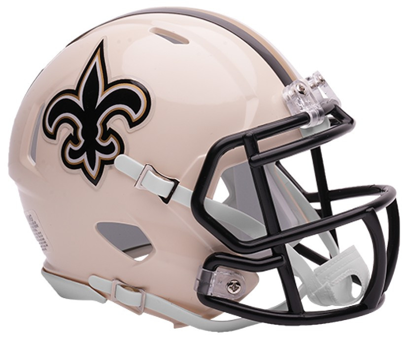 New Orleans Saints Riddell Retro Collection NFL Mini Helmet - CLARKtoys