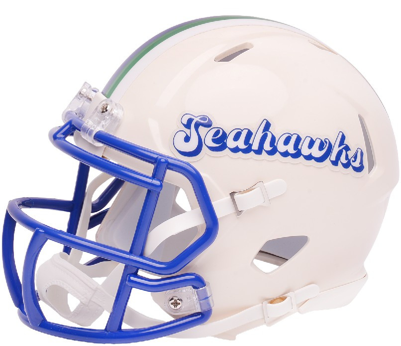 Seattle Seahawks Riddell Retro Collection NFL Mini Helmet - CLARKtoys