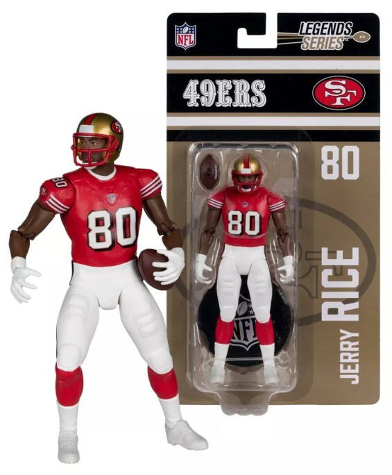 【美品】NFL フィギュアセット Montana, Lott, Rice Jerry Rice (San Francisco 49ers) McFarlane NFL 6