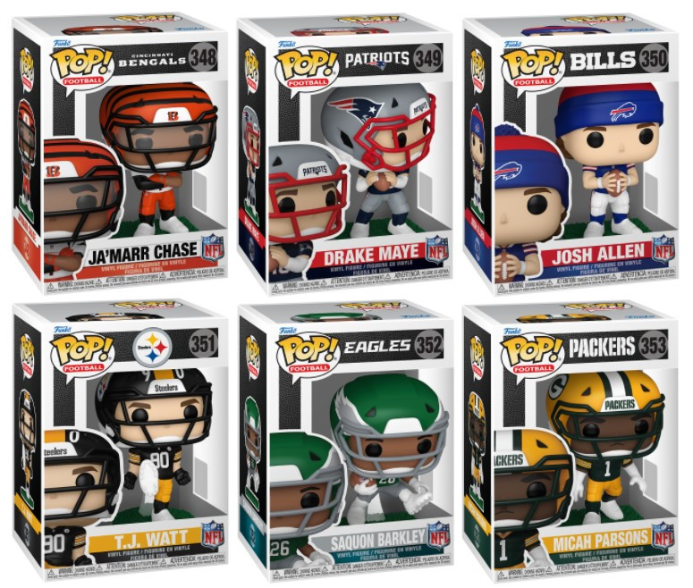 NFL Series 16 Funko Pop! Complete Set (6) (PRE-ORDER Ships