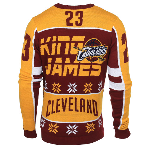 Cleveland Cavaliers Logo Basketball Christmas Ugly Sweater - REVER