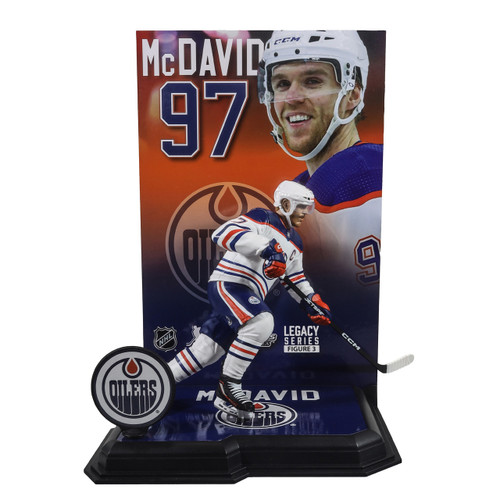 McFarlane Toys Connor McDavid w/Special Edition Jersey (Edmonton Oilers)  Gold Label NHL 7 Figure McFarlane's SportsPicks signed by Todd McFarlane