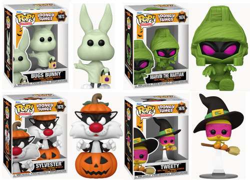 Looney Tunes Halloween Funko Pop! Complete Set (4)