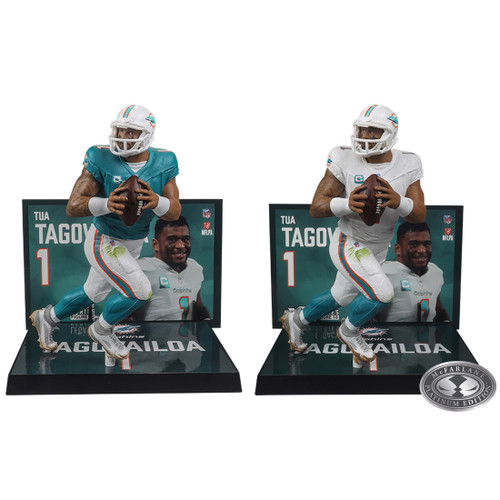 Tua Tagovailoa (Miami Dolphins) NFL 7" Figure McFarlane's SportsPicks Reg & Chase Combo (2)