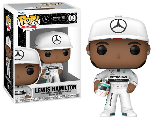 Lewis Hamilton w/Helmet (Mercedes-AMG Petronas) Funko Pop! Racing