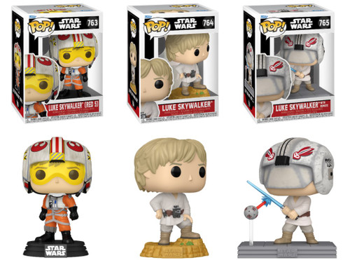 Luke Skywalker (Star Wars) Funko Pop! Set (3)