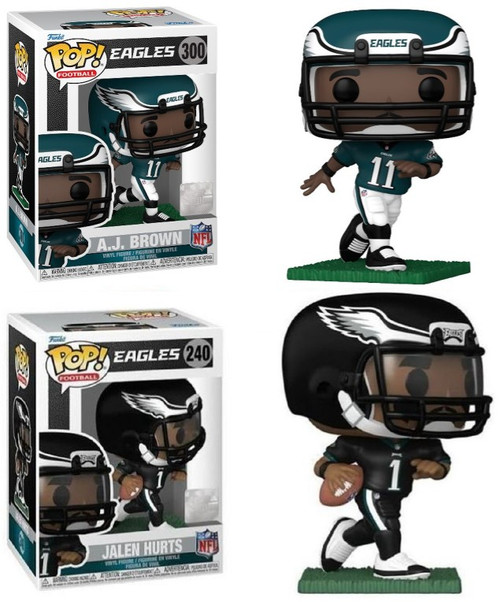 AJ Brown / Jalen Hurts (Philadelphia Eagles) NFL Funko Pop! Combo (2)