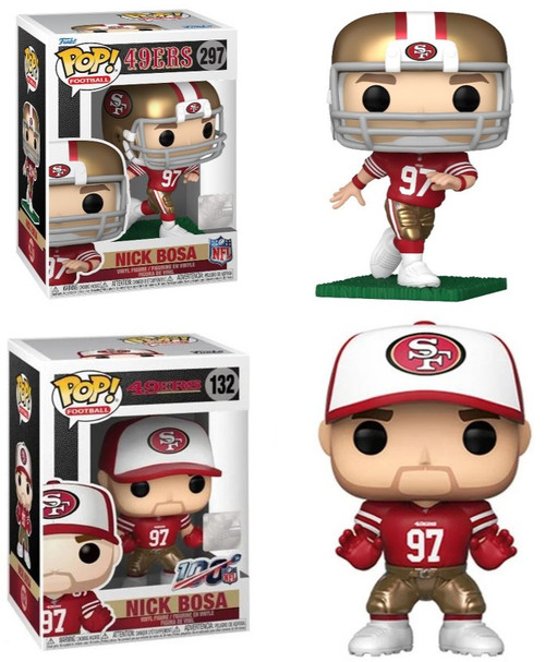 Nick Bosa / Nick Bosa (San Francisco 49er) NFL Funko Pop! Combo (2)