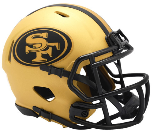 San Francisco 49ers RAVE Riddell Speed Mini NFL Football Helmet