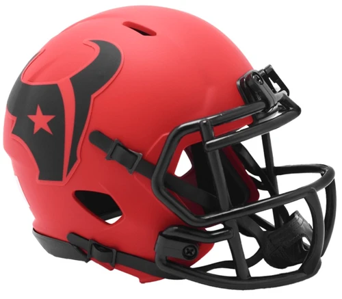 Houston Texans RAVE Riddell Speed Mini NFL Football Helmet