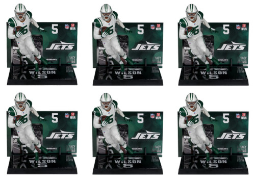 Garrett Wilson (New York Jets) NFL 7" Figure McFarlane Lot of (6) Garrett Wilson (New York Jets) NFL 7" Figure McFarlane Lot of (6)
