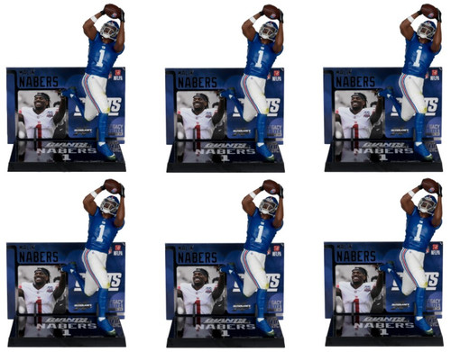 Malik Nabers (New York Giants) NFL 7" Figure McFarlane Lot of (6)