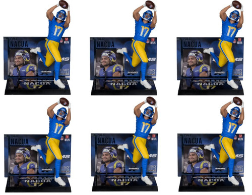 Puka Nacua (Los Angeles Rams) NFL 7" Figure McFarlane Lof of (6)