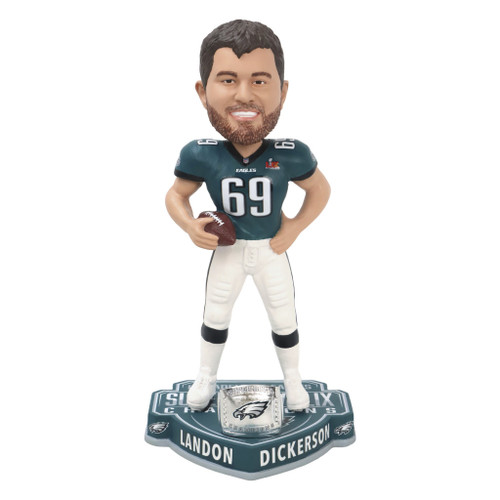 Landon Dickerson (Philadelphia Eagles) Super Bowl LIX Champ Bobblehead