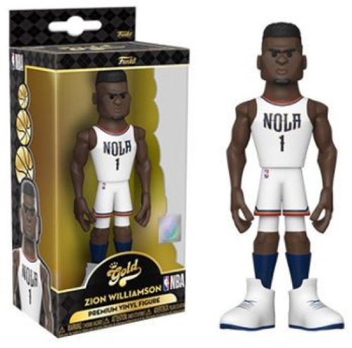 Zion Williamson (New Orleans Pelicans) (Home Uniform) Funko Gold 5" NBA