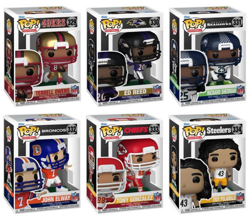 NFL Legends Funko Pop! Complete Set (6) (PRE-ORDER Ships November) NFL Legends Funko Pop! Complete Set (6) (PRE-ORDER Ships November)