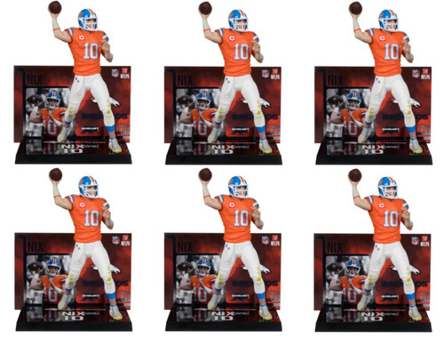 Bo Nix (Denver Broncos) (Classic Uniform) NFL 7" Figure McFarlane Lot of (6) (PRE-ORDER Ships November) Bo Nix (Denver Broncos) (Classic Uniform) NFL 7" Figure McFarlane Lot of (6) (PRE-ORDER Ships November)