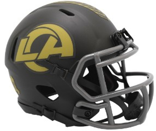 Los Angeles Rams 2025 Salute to Service Mini NFL Football Helmet (PRE-ORDER Ships November) Los Angeles Rams 2025 Salute to Service Mini NFL Football Helmet (PRE-ORDER Ships November)