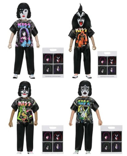 KISS NECA 6 Inch Scale Clothed Action Figures Complete Set (4) (PRE-ORDER Ships November) KISS NECA 6 Inch Scale Clothed Action Figures Complete Set (4) (PRE-ORDER Ships November)