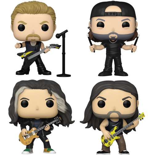 Metallica (72 Seasons) Funko Pop! Rocks Complete Set (4) (PRE