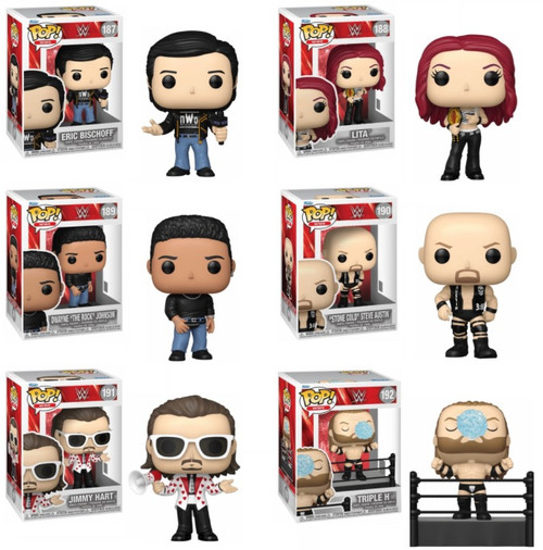 WWE Funko Pop! Complete Set (6) (PRE-ORDER Ships November) WWE Funko Pop! Complete Set (6) (PRE-ORDER Ships November)