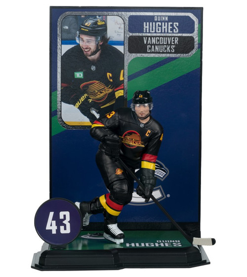 Quinn Hughes (Vancouver Canucks) McFarlane NHL 7" Figure (PRE-ORDER Ships October) Quinn Hughes (Vancouver Canucks) McFarlane NHL 7" Figure (PRE-ORDER Ships October)