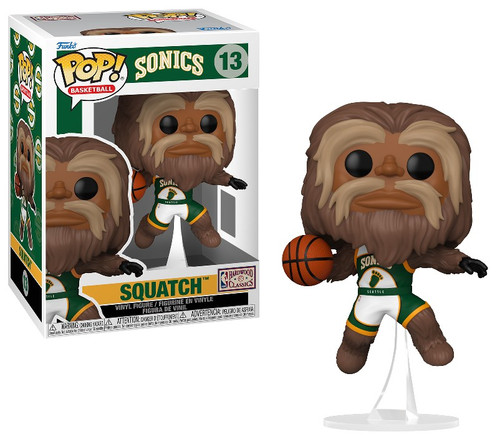 Squatch (Seattle Supersonics) NBA Funko Pop! Mascots (PRE-ORDER Ships November) Squatch (Seattle Supersonics) NBA Funko Pop! Mascots (PRE-ORDER Ships November)