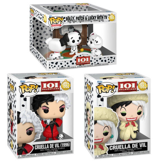 101 Dalmatians Disney Funko Pop! Complete Set (3) (PRE-ORDER Ships Late December) 101 Dalmatians Disney Funko Pop! Complete Set (3) (PRE-ORDER Ships Late December)
