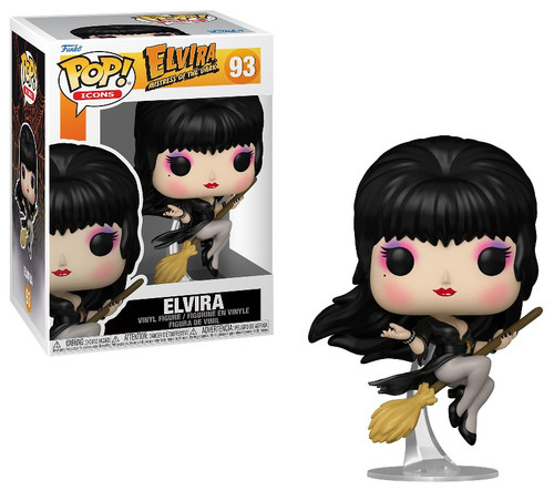 Elvira on Broom (Elvira Mistress of the Dark) Funko Pop!