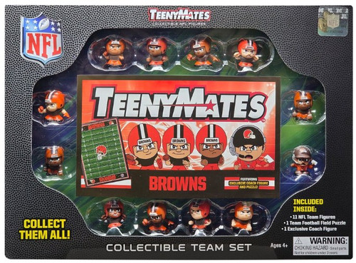 Cleveland Browns NFL TeenyMates Collectible Team Set (12) (PRE-ORDER Ships Early December)