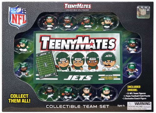 New York Jets NFL TeenyMates Collectible Team Set (12) (PRE-ORDER Ships Early December)