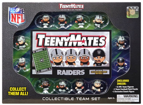 Las Vegas Raiders NFL TeenyMates Collectible Team Set (12) (PRE-ORDER Ships Early December)