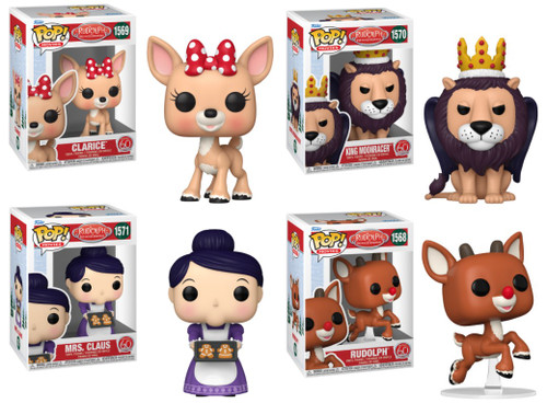 Rudolph The Red Nosed Reindeer Funko Pop! Complete Set (4)