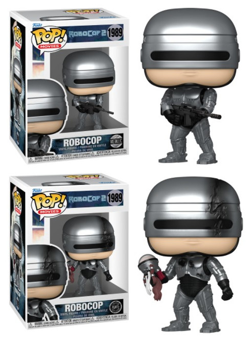 Robocop Funko Pop! Movies Complete Set (2) w/CHASE (PRE-ORDER Ships March) 