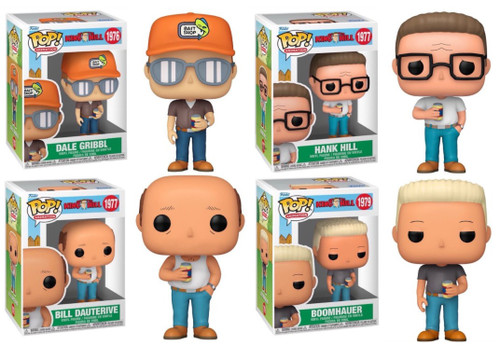 King of the Hill Funko Pop! Television Complete Set (4) (PRE-ORDER Ships April)