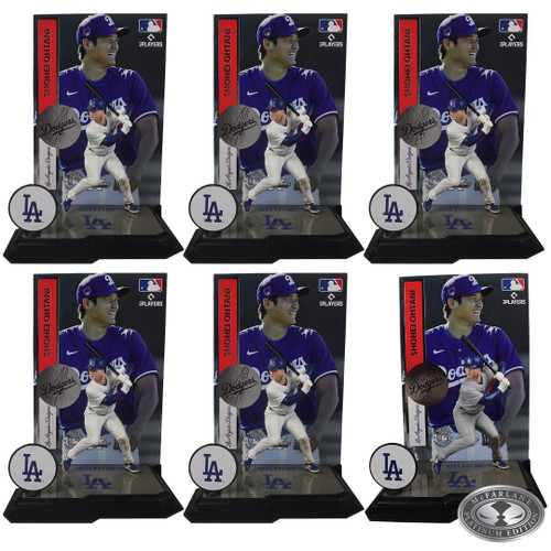 Shohei Ohtani (Los Angeles Dodgers) McFarlane MLB 7" Figure Lot of (6) w/CHASE