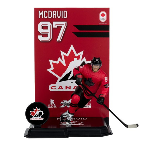 Connor McDavid (Team Canada) Olympics 7" Posed Figure McFarlane's SportsPicks (PRE-ORDER Ships February)