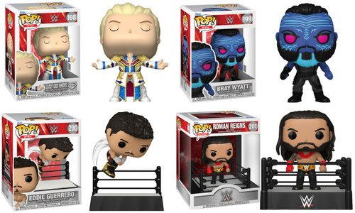 WWE Funko Pop! Complete Set (4) (PRE-ORDER Ships March) 