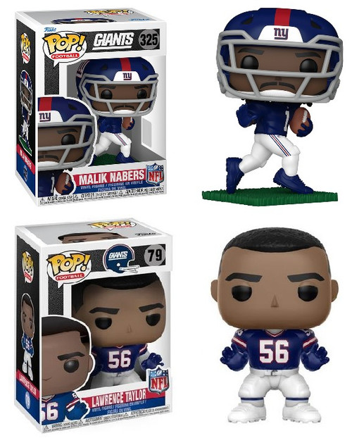 Malik Nabers / Lawrence Taylor (New York Giants) NFL Funko Pop! Combo