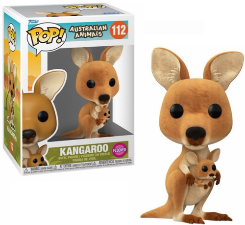 Kangaroo (Australian Animals) Flocked Funko Pop! (PRE-ORDER Ships May)