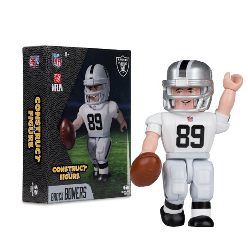 Brock Bowers (Las Vegas Raiders) McFarlane NFL Construct-a-Figure (PRE-ORDER Ships March)