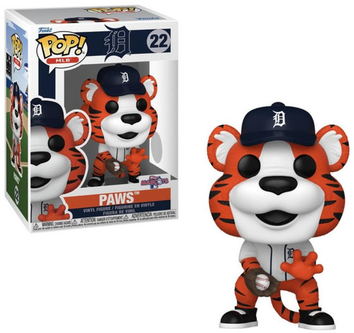 Paws (Detroit Tigers) Funko Pop! MLB Mascot (PRE-ORDER Ships April)