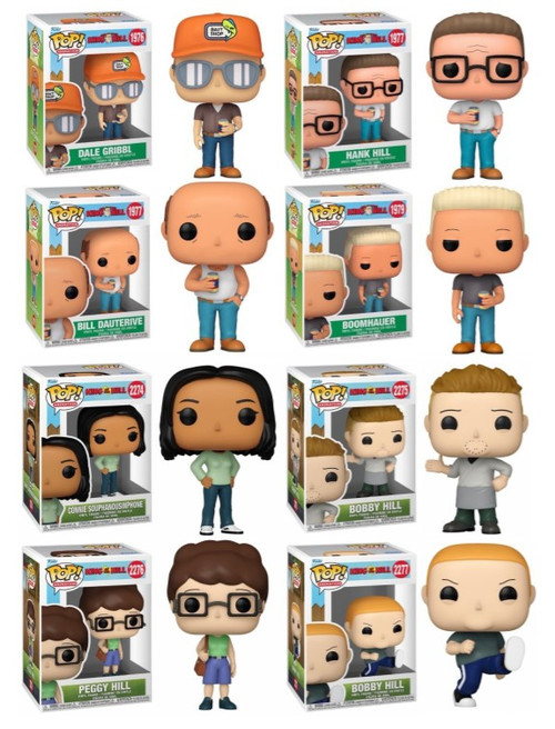 King of the Hill Funko Pop! Complete Set (8)