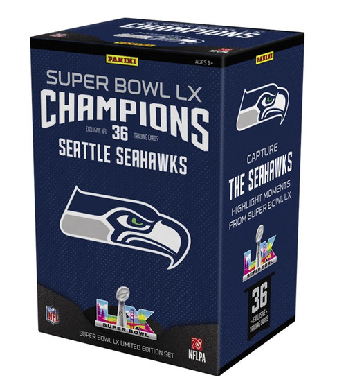 Seattle Seahawks Panini Super Bowl LX Champions Box Set (PRE-ORDER Ships April)