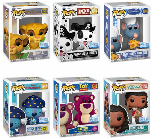 Disney Funko Pop! Specialty Series Complete Set (6) (PRE-ORDER Ships April)