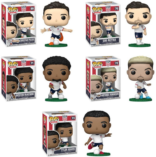 USMNT (2026 World Cup) Funko Pop! Soccer Set (5) (PRE-ORDER Ships April)
