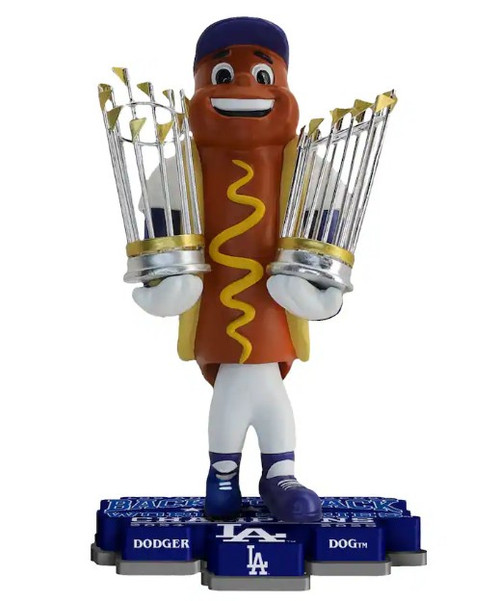 Dodger Dog (Los Angeles Dodgers) 2025 World Series Back to Back Champs Bobblehead (PRE-ORDER Ships March)
